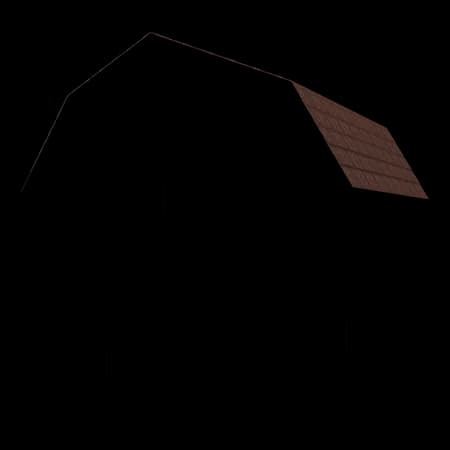 Maxi Barn Storage Shed roof