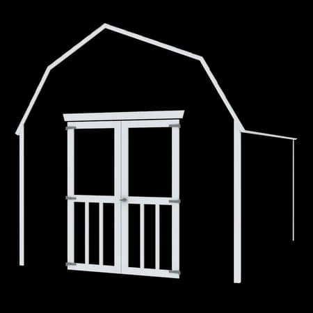 Maxi Barn Storage Shed trim
