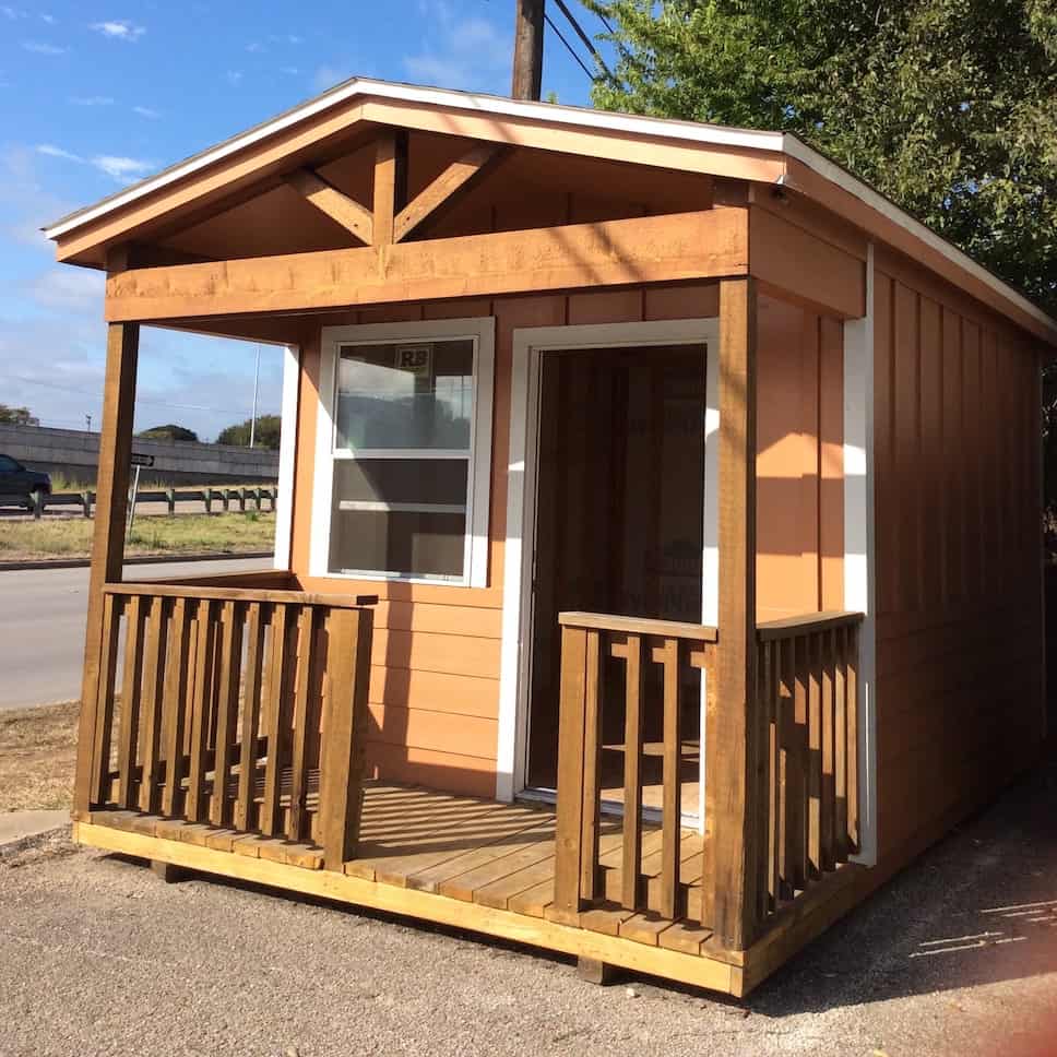 Board &amp; Batten Cabin with Front Porch | Affordable 